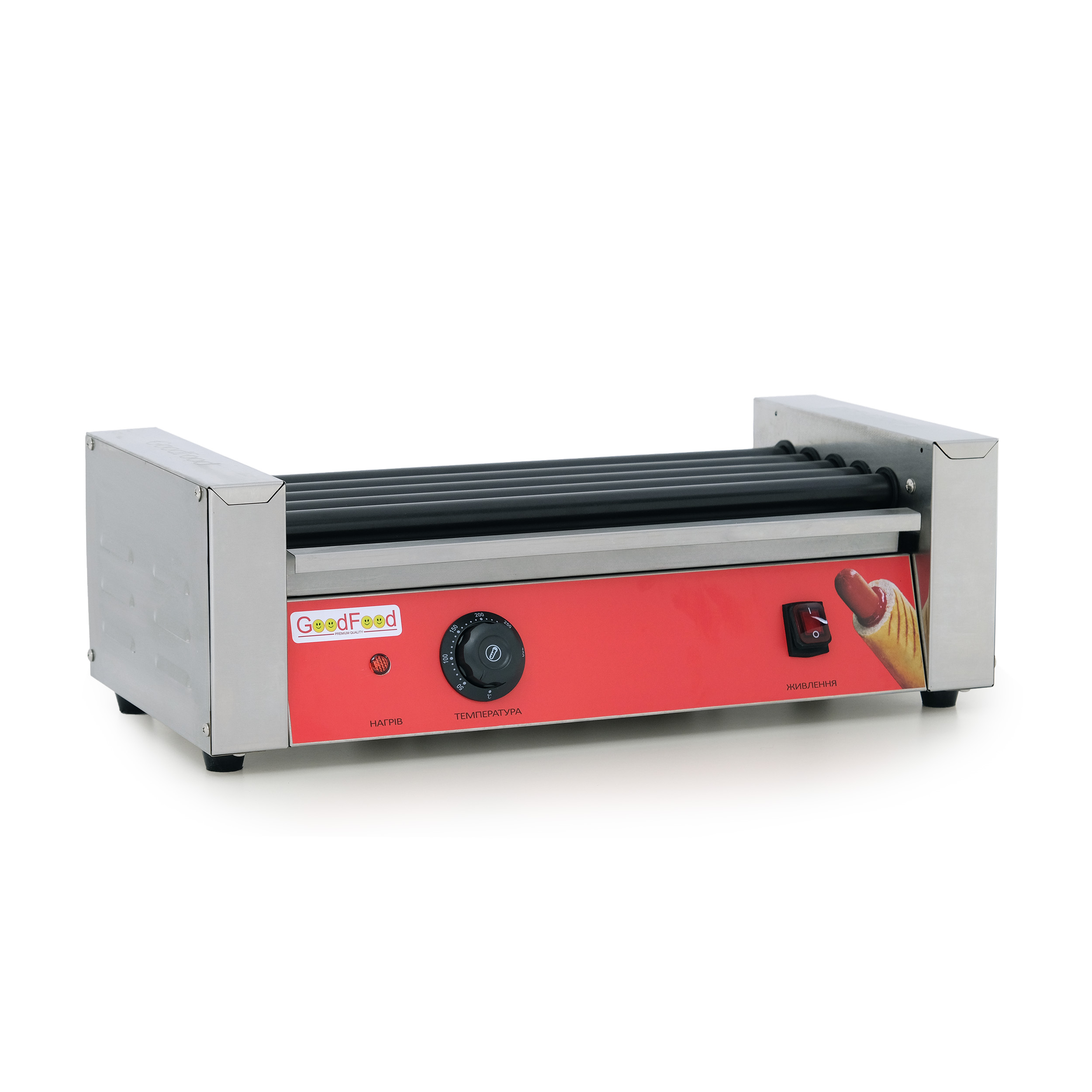 Гриль роликовый GoodFood HDRG5NS RED 1