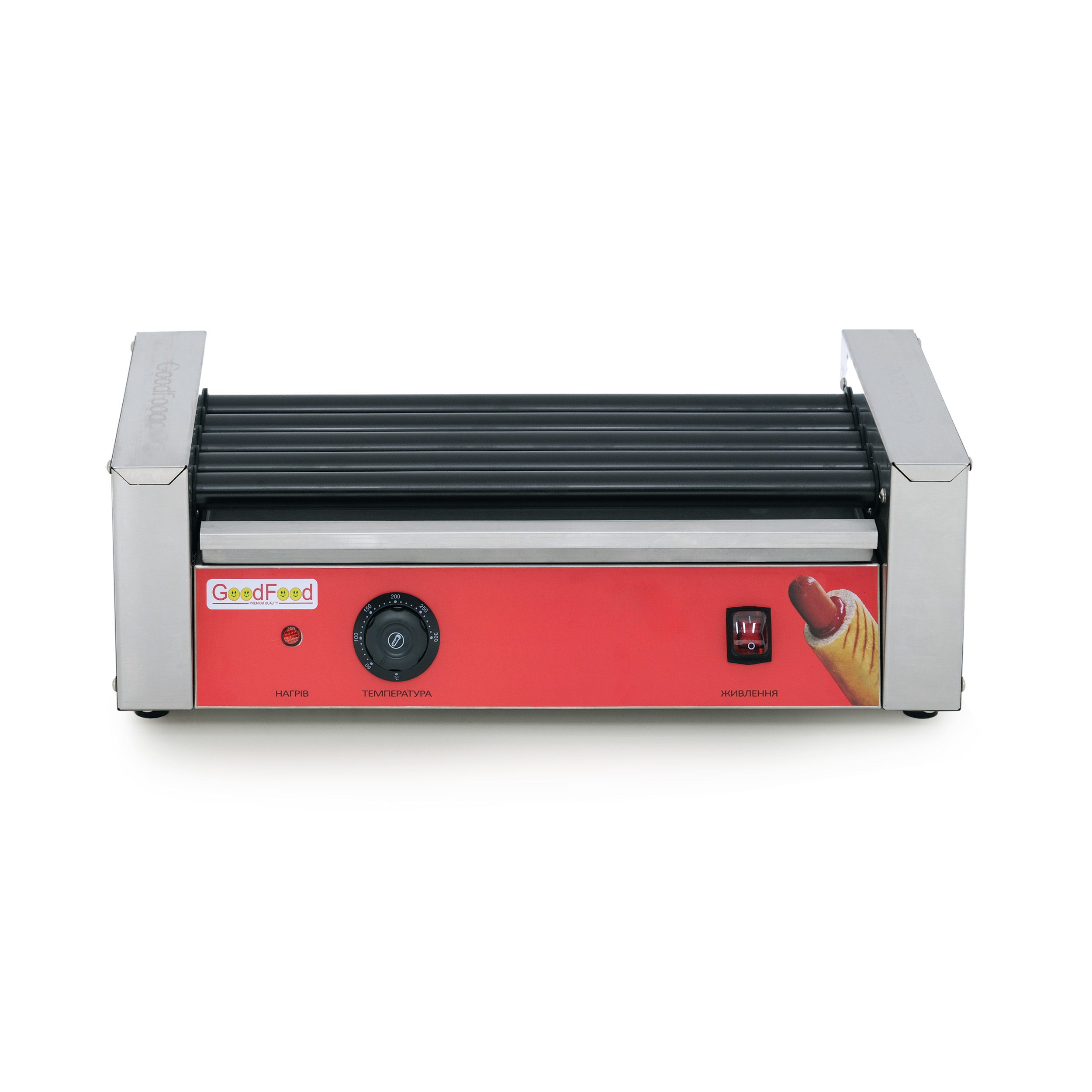 Гриль роликовый GoodFood HDRG5NS RED 2