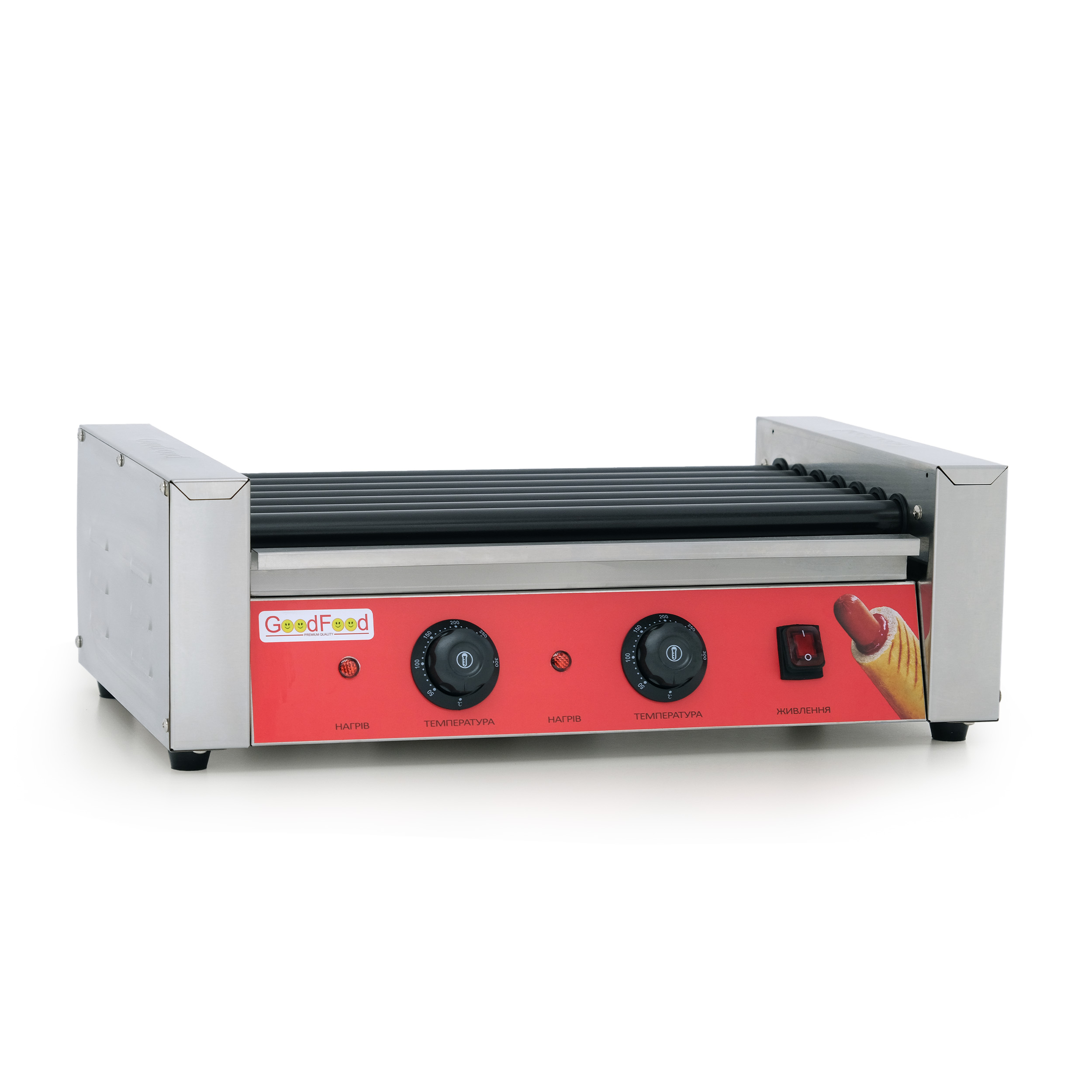 Гриль роликовый GoodFood HDRG7NS RED 1