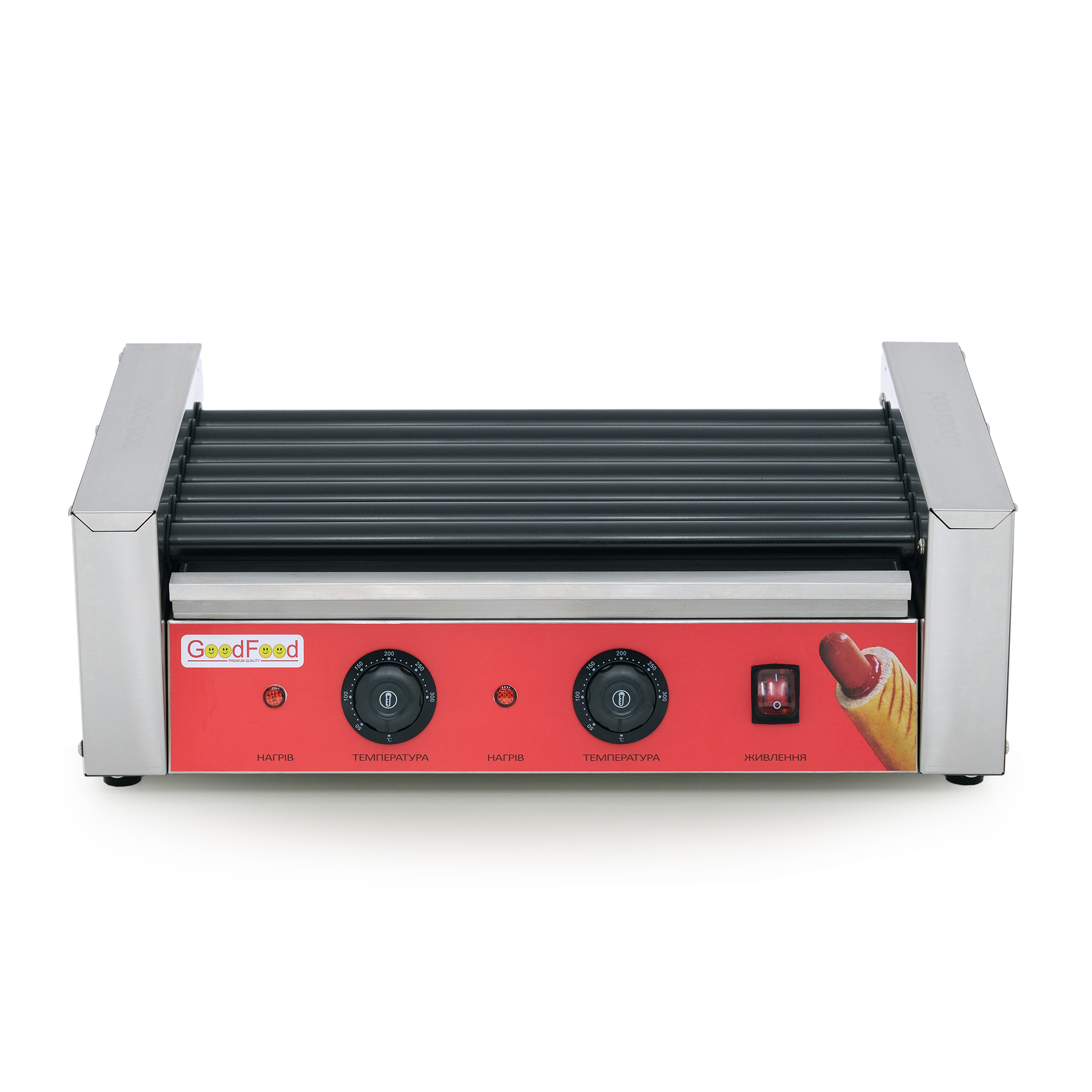 Гриль роликовый GoodFood HDRG7NS RED 2