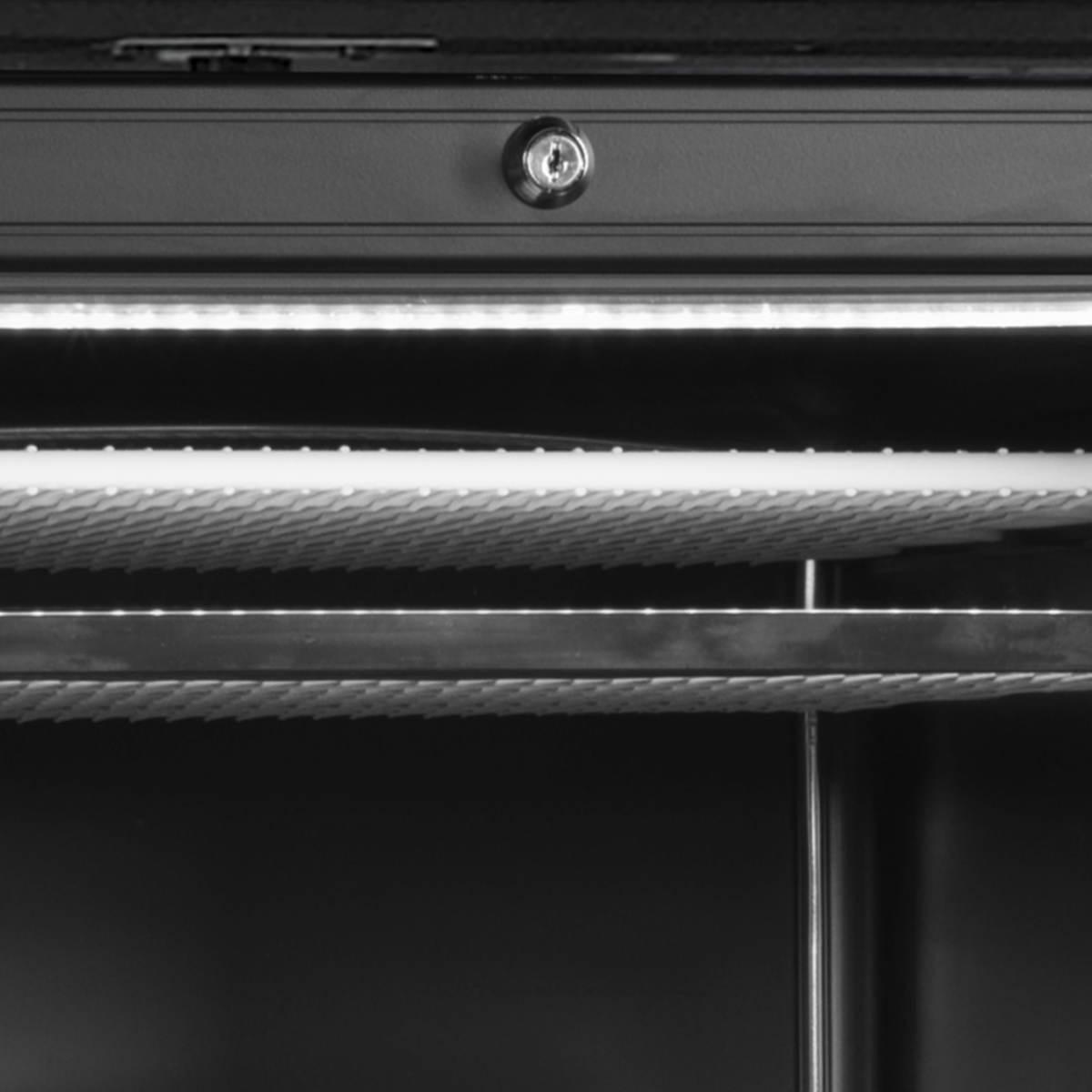 Шкаф морозильный UFSC371G Black L/H (Tefcold) 0