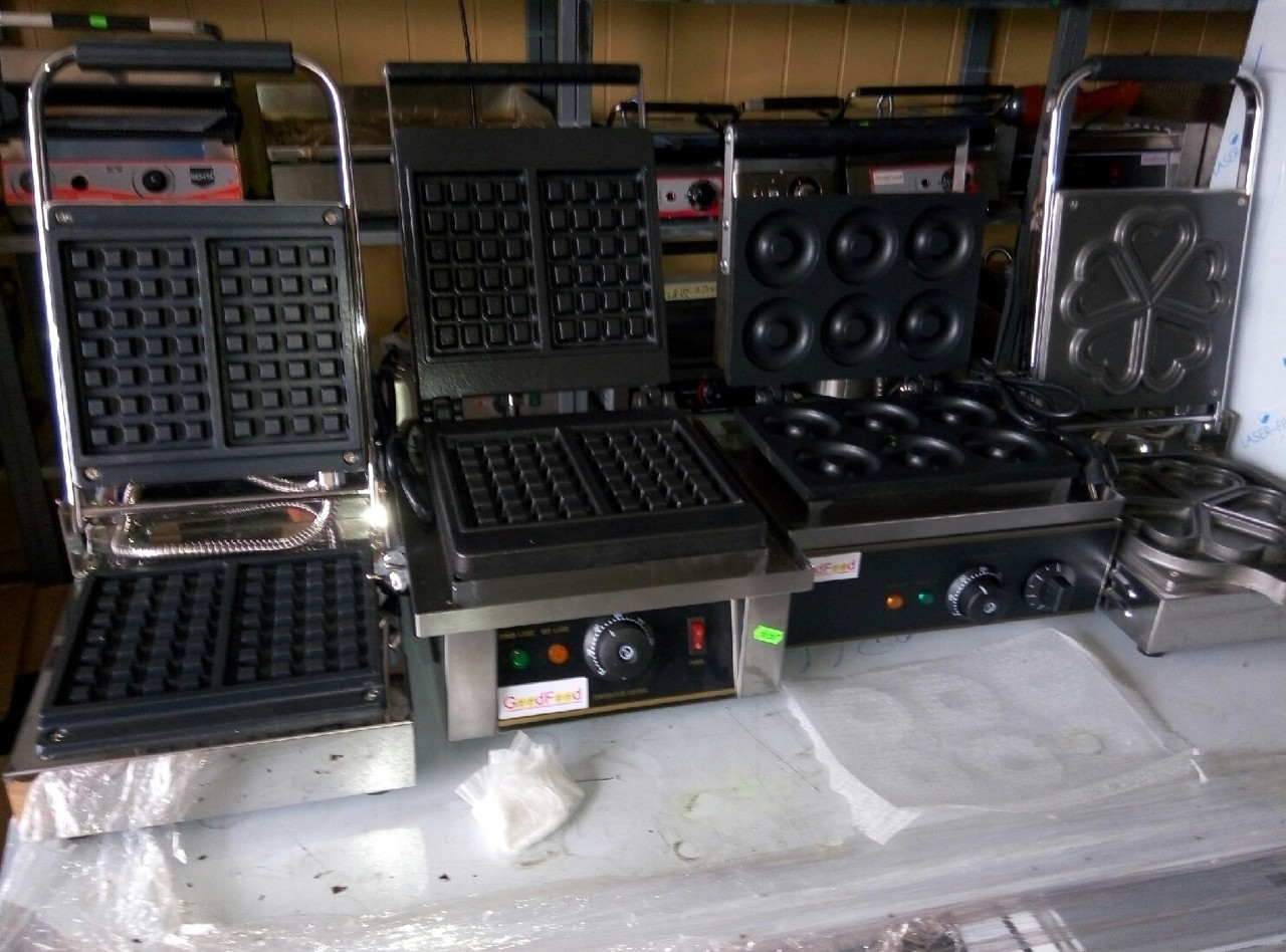 Вафельниця промислова Vektor UWB 1B (квадратична) бельгійські вафлі 3