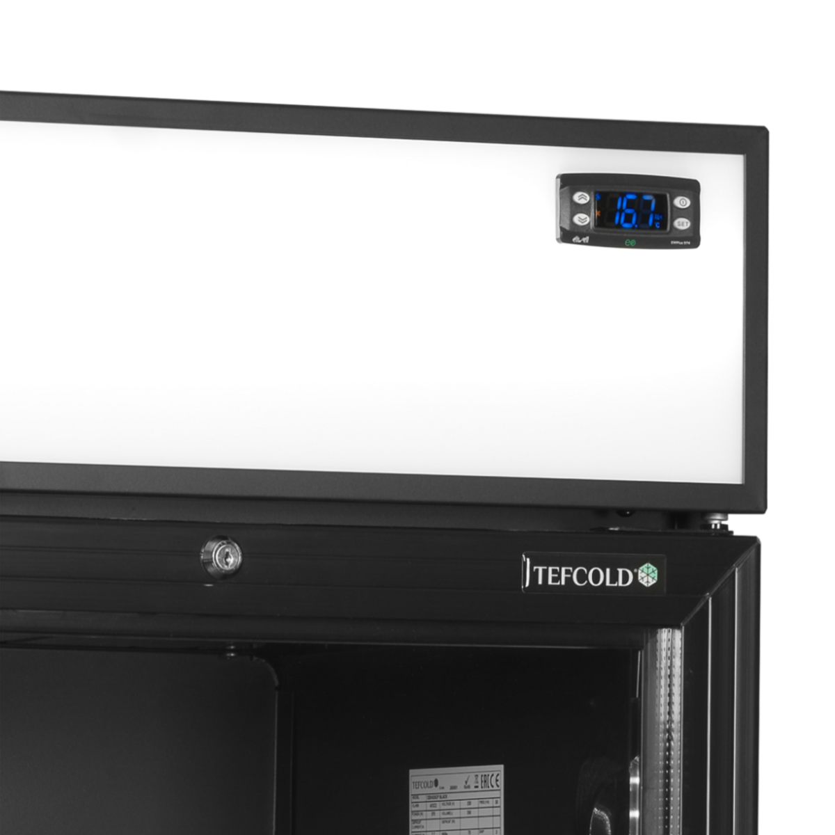Шкаф холодильный CEV435CP BLACK (Tefcold) 1