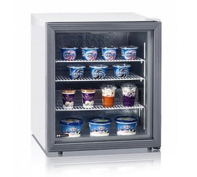 ШАФА МОРОЗИЛЬНА БАРНА HURAKAN HKN-UF100G НА 88 Л, СКЛЯНІ РОЗПАШНІ ДВЕРІ 0