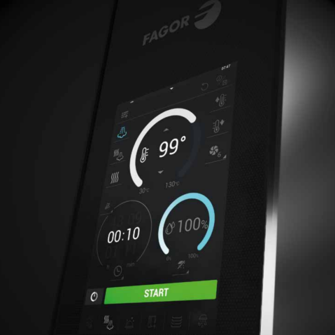 Пароконвектомат Fagor бойлерний Advance Ikore на 6 рівнів GN2/3 APW-0623-E R LW S 1