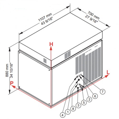 Льодогенератор Brema Muster 800W 0