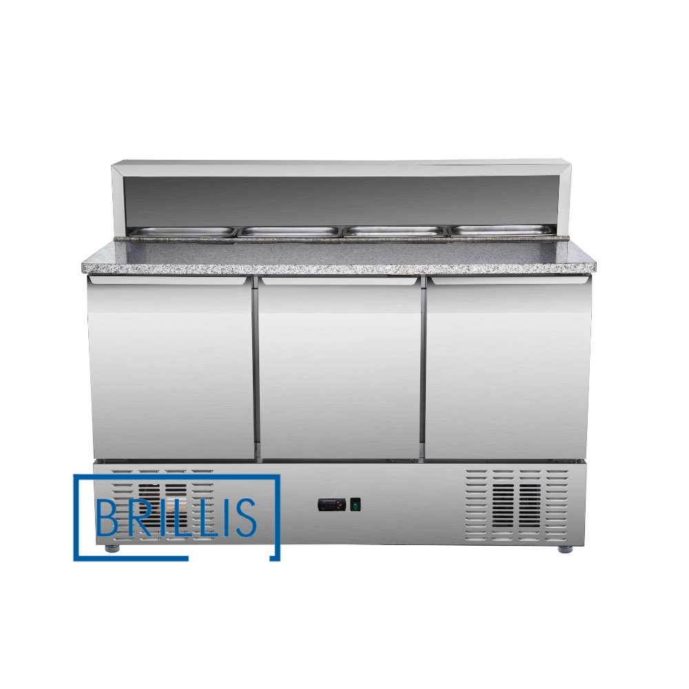 Стіл для піци холодильний тридверний BRILLIS PS903 2