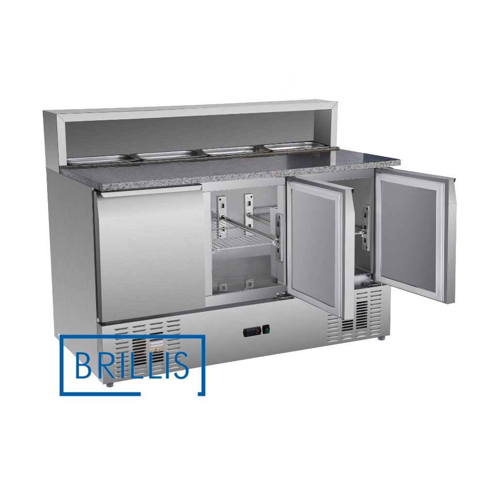 Стіл для піци холодильний тридверний BRILLIS PS903 1