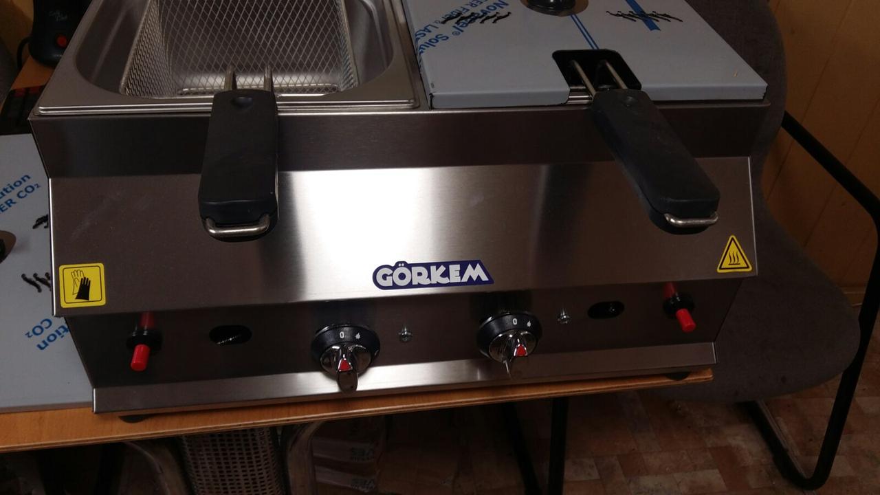 Фритюрница фритюр газовая двойная Görkem 313 B 1