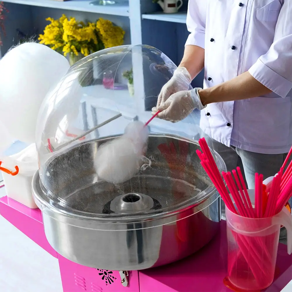 Апарат для приготовления сладкой ваты GGM Gastro ZWET52 с тележкой 1