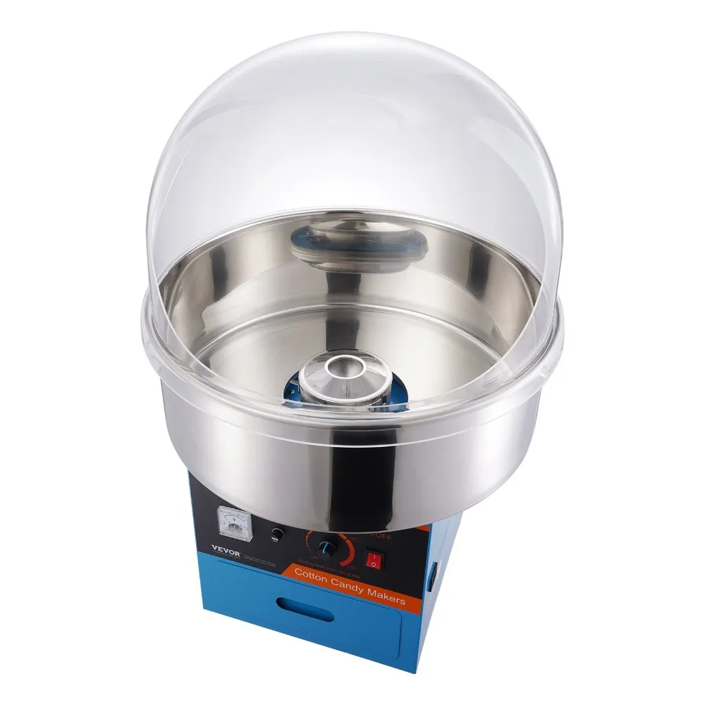 Аппарат для сладкой ваты VEVOR Cotton Candy Machine Kids Blue 1000W 1