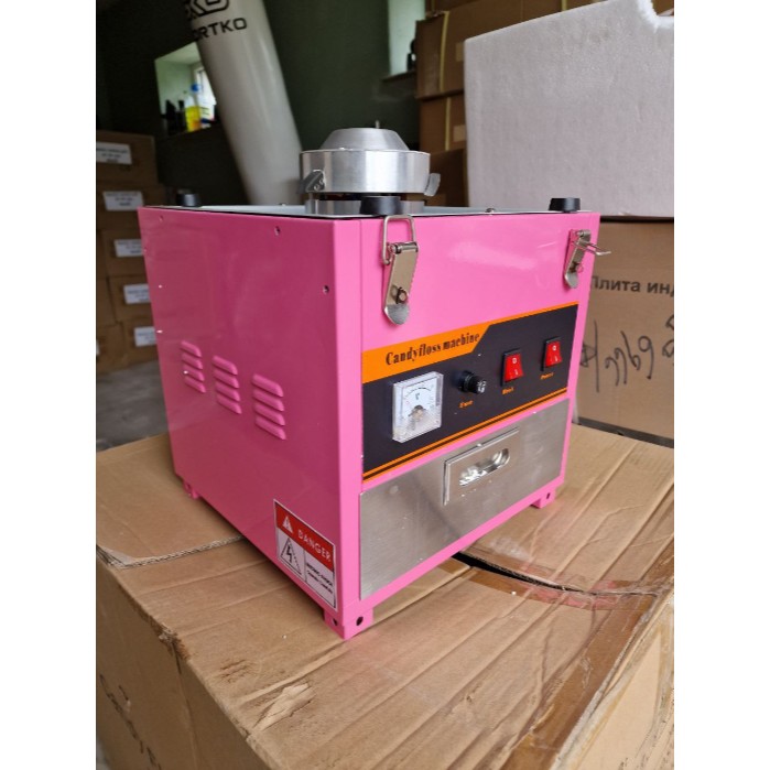 Апарат для солодкої вати із візком ZUVER CandyCart Німеччина 1080W оберти мідним двигуном  0