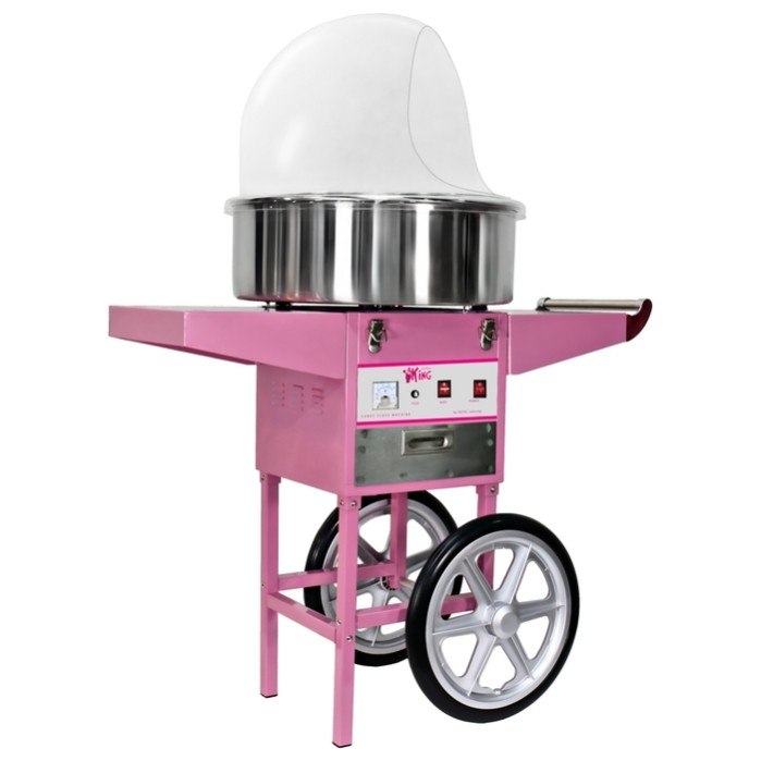 Апарат для солодкої вати із візком ZUVER CandyCart Німеччина 1080W оберти мідним двигуном  4