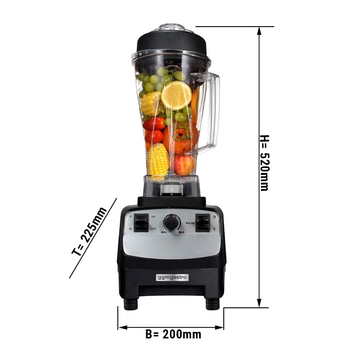 Промисловий блендер 2 л ​​GGM Gastro FMK1500 0