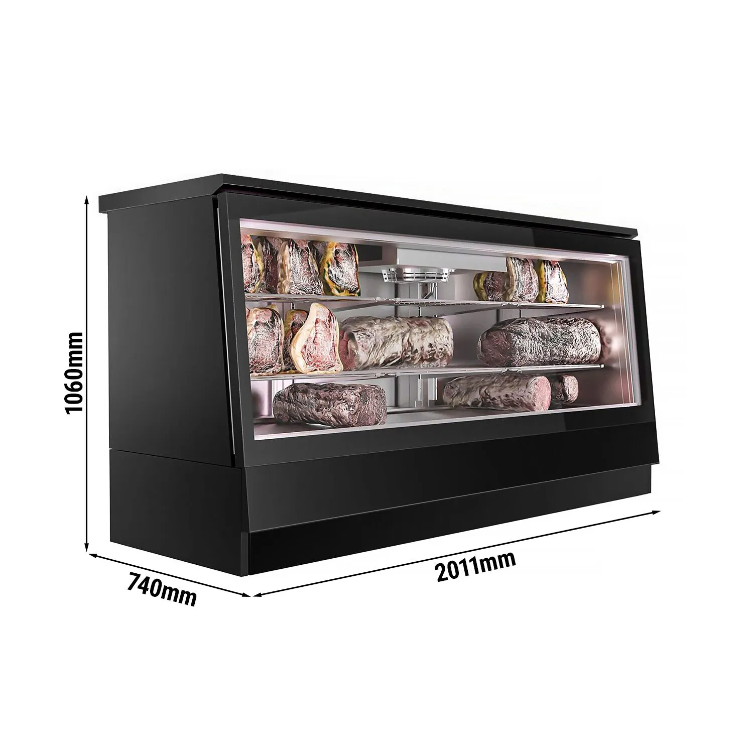 Холодильная витрина GGM-Gastro FRVI20B 0