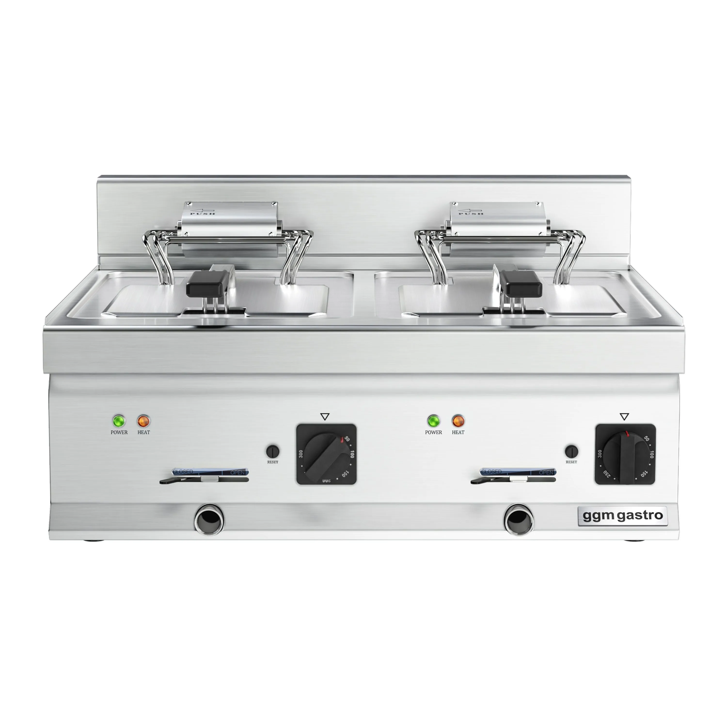 Електрична фритюрниця 10+10 л (18 кВт) GGM Gastro EFK66-END 1