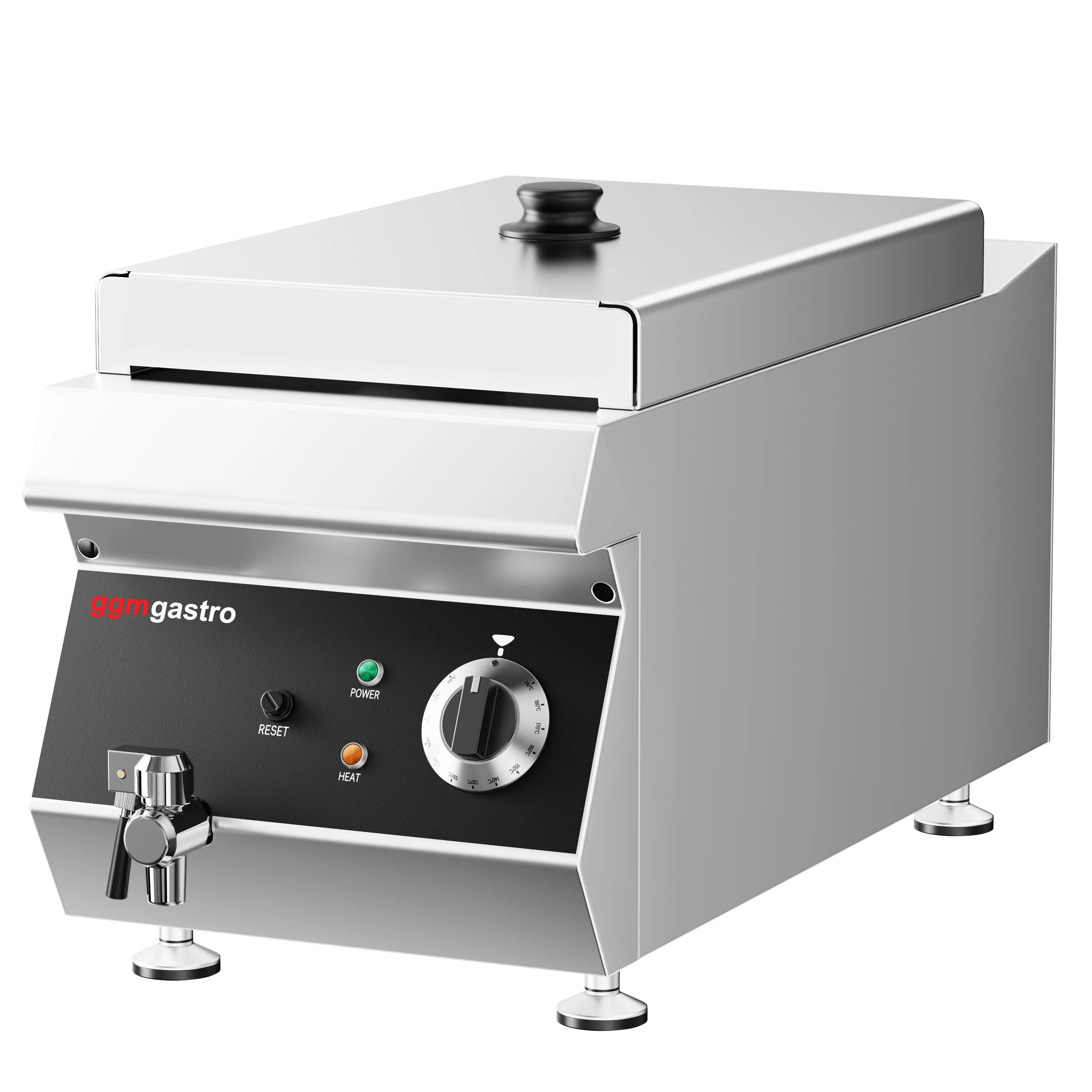 Электрическая фритюрница 13л GGM Gastro EFK653-8N 2