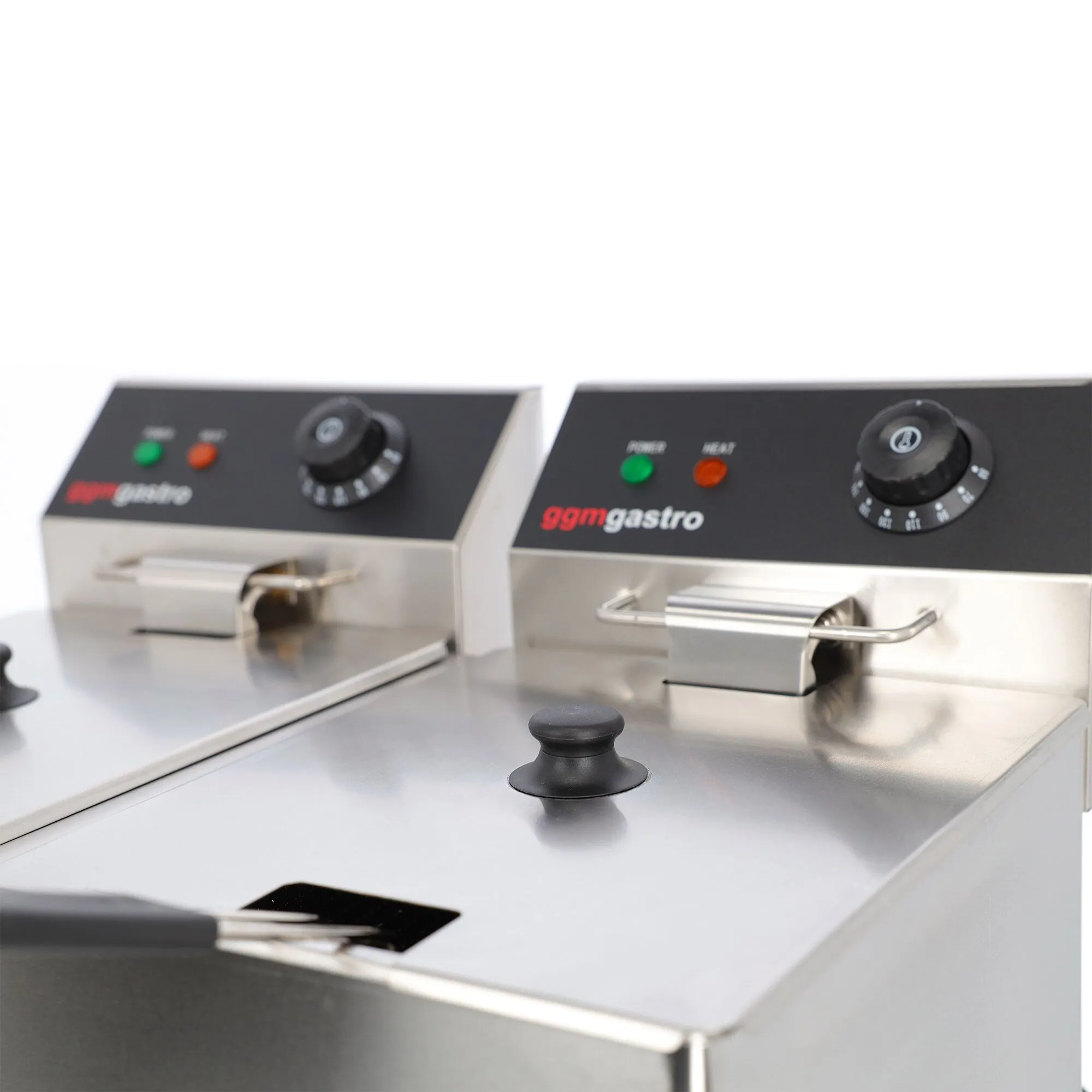 Электрическая фритюрница 8+8 л GGM Gastro EFK643-8+8N 2