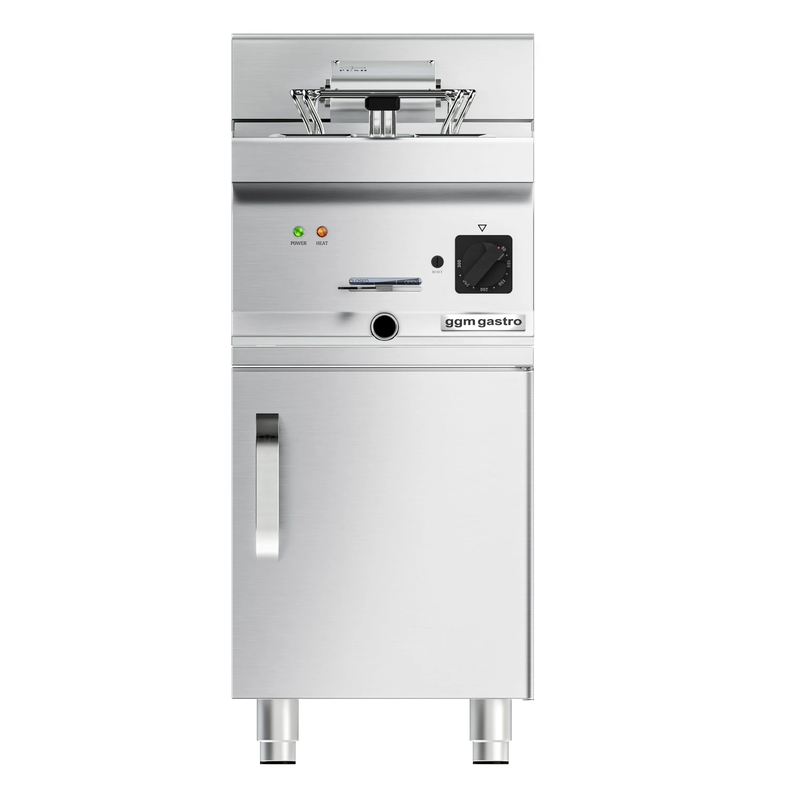 Електрична фритюрниця з підставкою GGM Gastro EFK400-END#UBK400-E 2