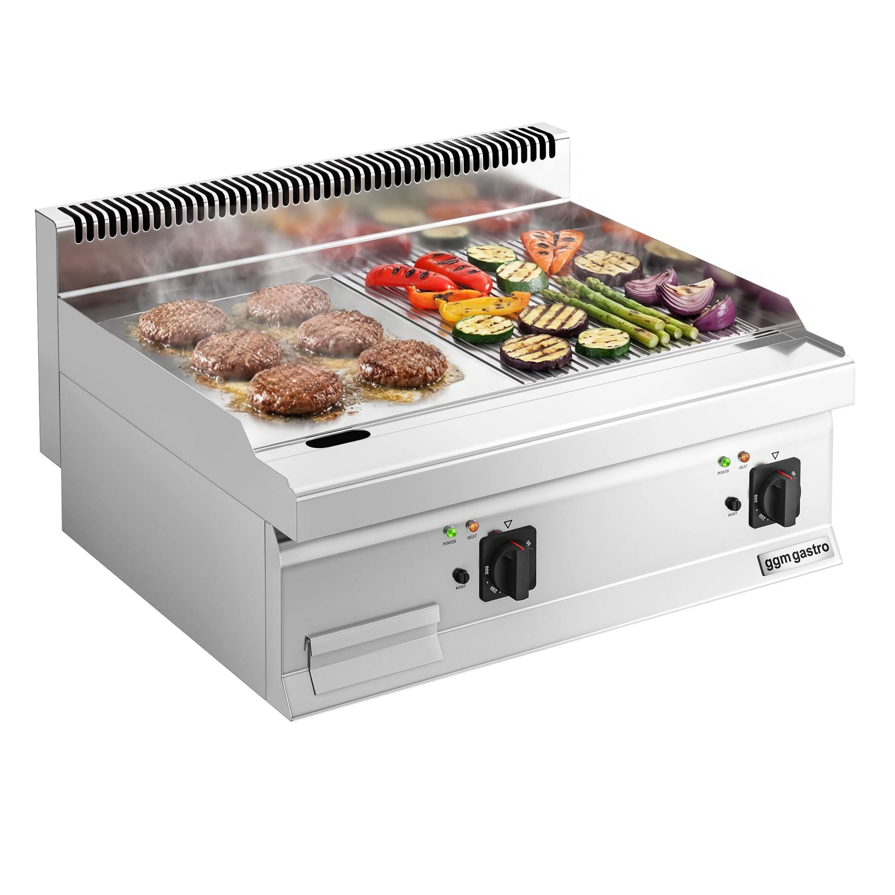 Электрическая жаровая поверхность GGM-Gastro EBGK66-E 1