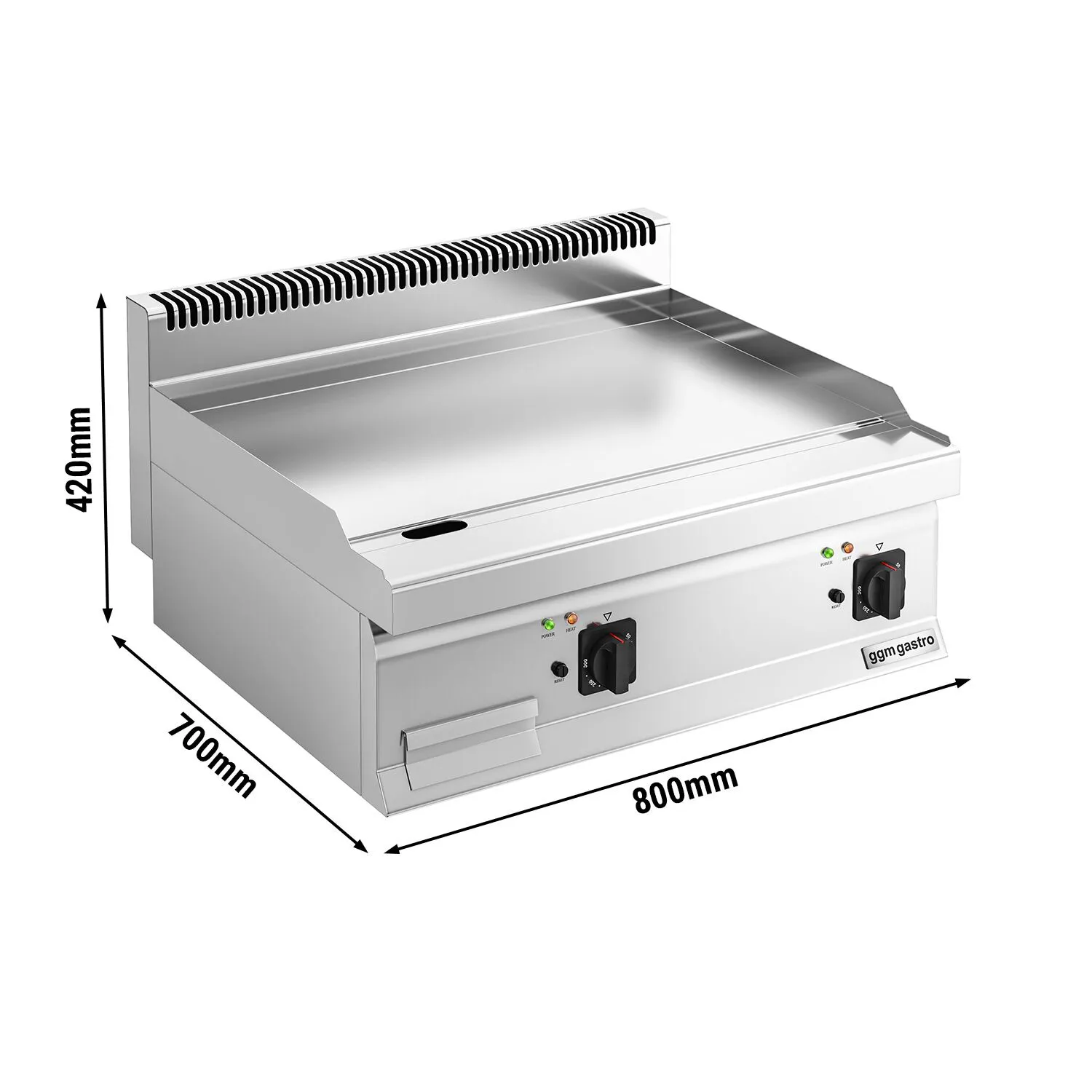 Електрична жарова поверхня GGM-Gastro EBK800-E 0