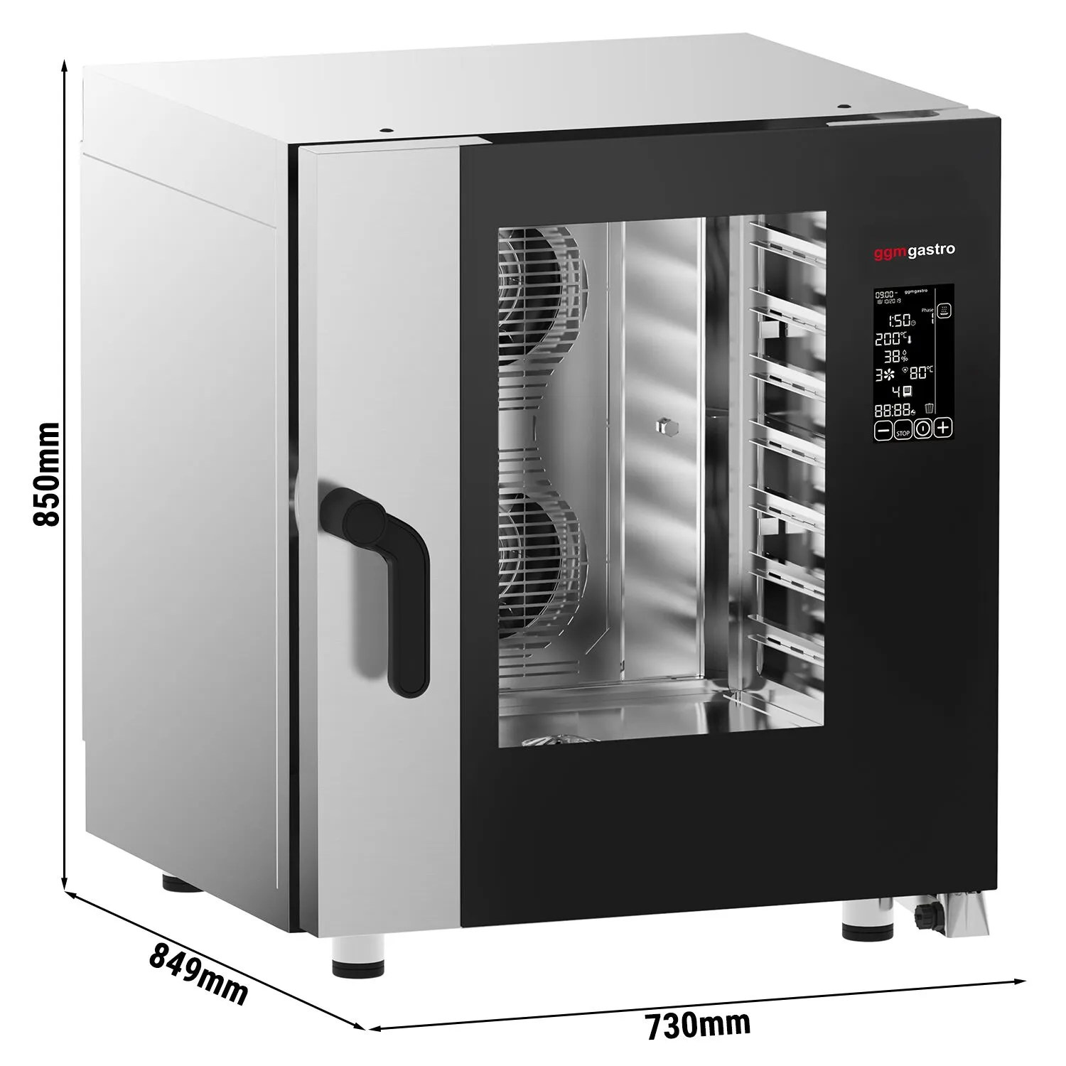 Электрический-комбинированный пароконвектомат GGM-Gastro KDDTE711SCN 0
