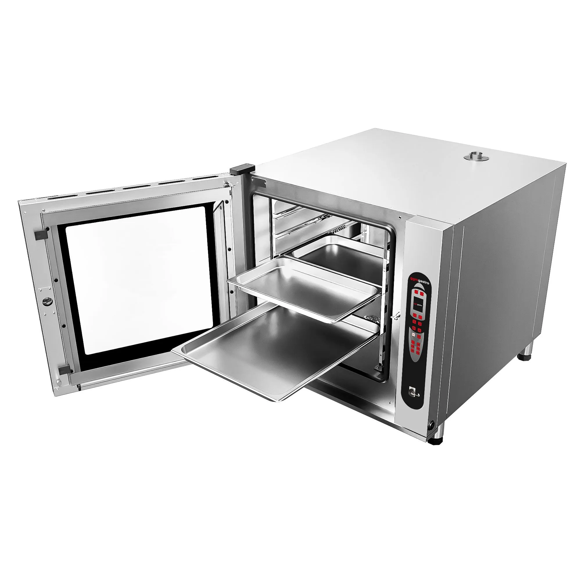 Електричний-комбінований пароконвектомат GGM-Gastro KDDV621N 2
