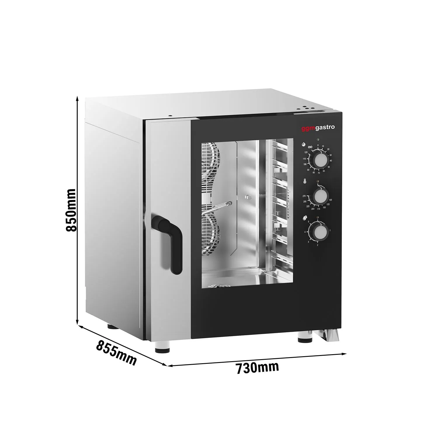 Електричний-комбінований пароконвектомат GGM-Gastro KDMT7511N 0