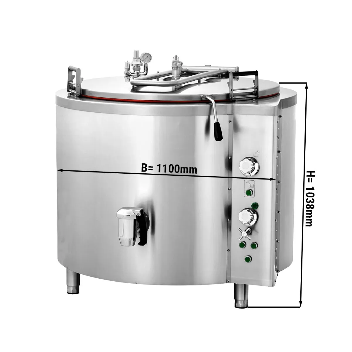 Електричний харчоварильний котел GGM-Gastro KKEOZ400 0