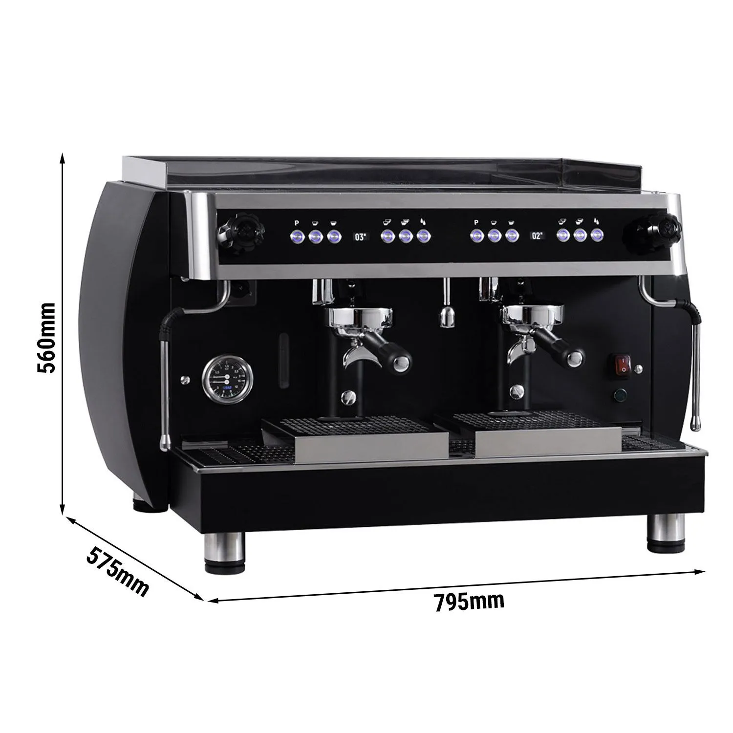 Еспресо‑машина "Grace" GGM-Gastro STEMS2E-B#COFFEE 0