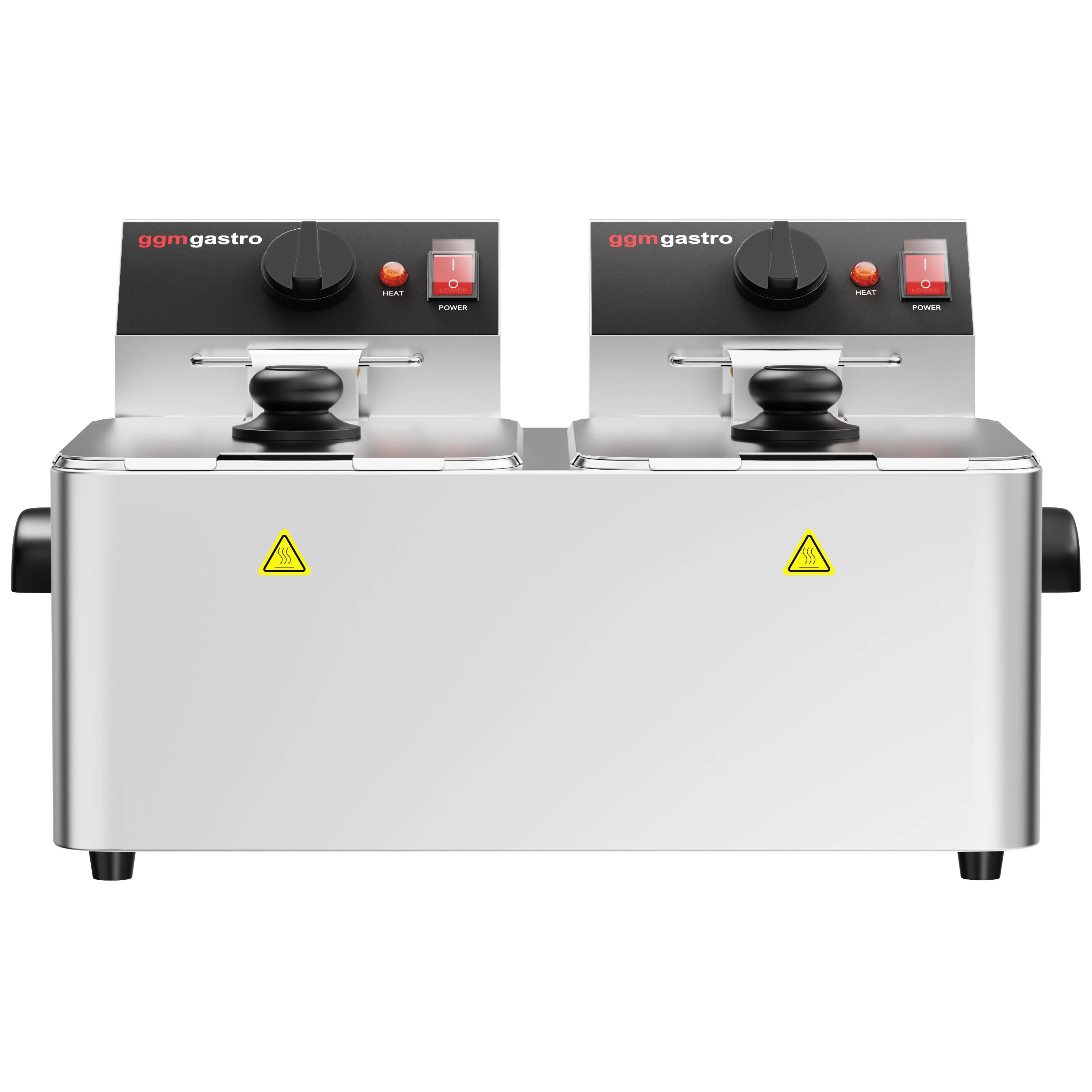 Фритюрница 4+4 л GGM Gastro EFH4+4 2