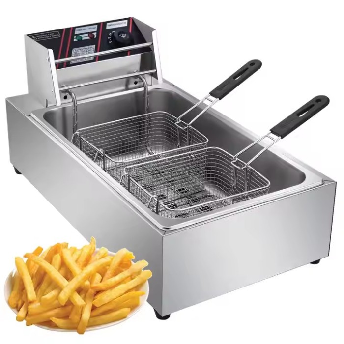 Фритюрница ZUVER 3200W с защитой от перегрева 1