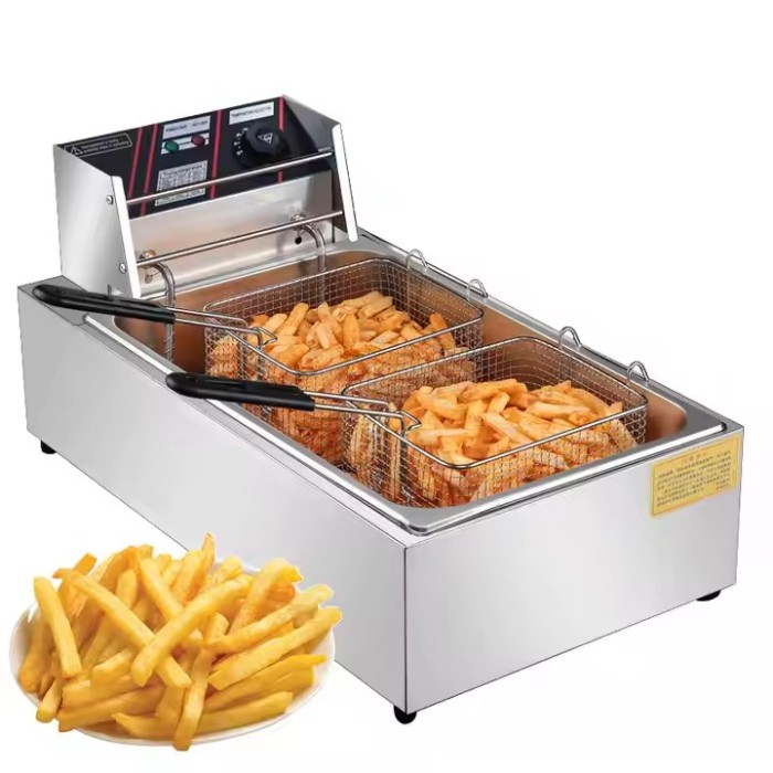 Фритюрница ZUVER 3200W с защитой от перегрева 0