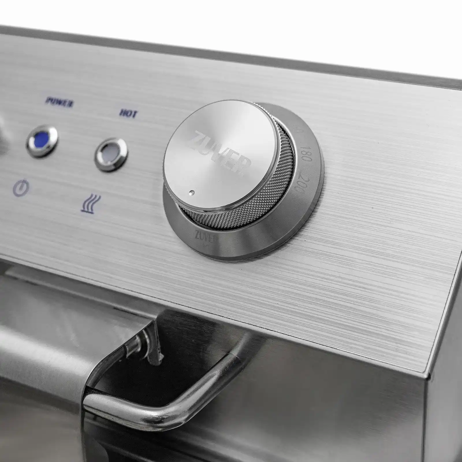 Фритюрница профессиональная электрическая ZUVER Bavaria 1X6 Handle с ручками в гастроемкости и корпусе 2500W с защитой от перегрева 7