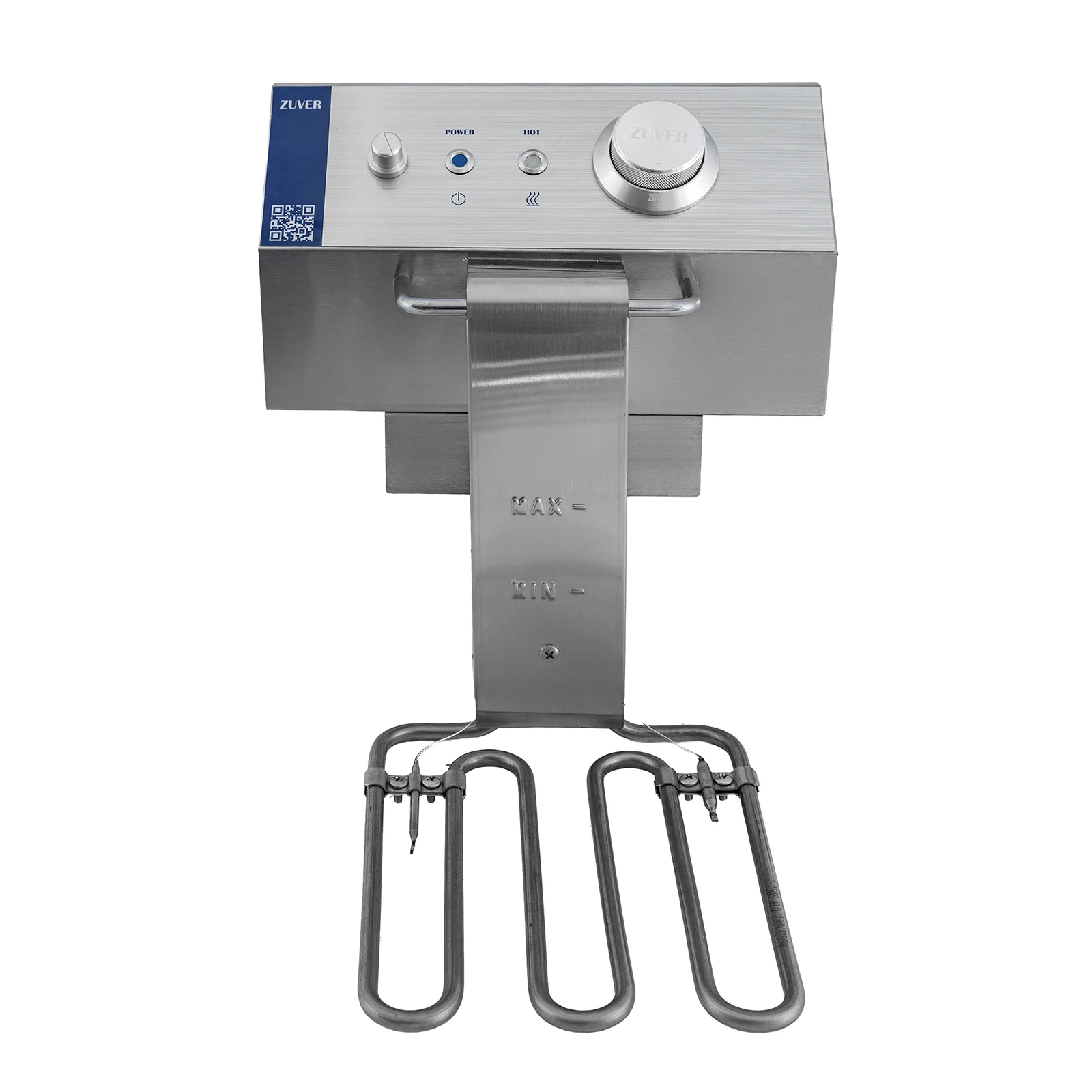 Фритюрниця професійна електрична ZUVER Bavaria 1X8 Handle з ручками у гастроємності та корпусі 2800W з захистом від перегріву 6