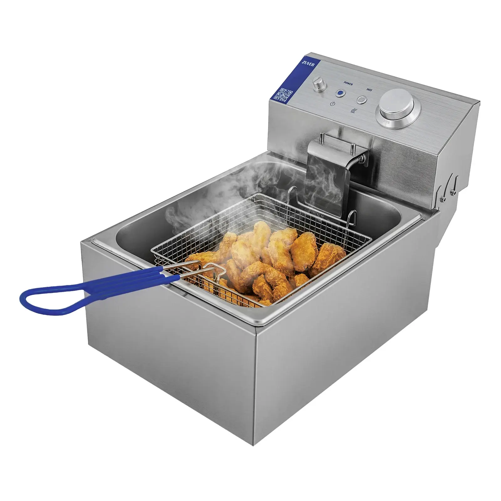 Фритюрниця професійна ZUVER Eldorado 1-6 2500W з захистом від перегріву 0