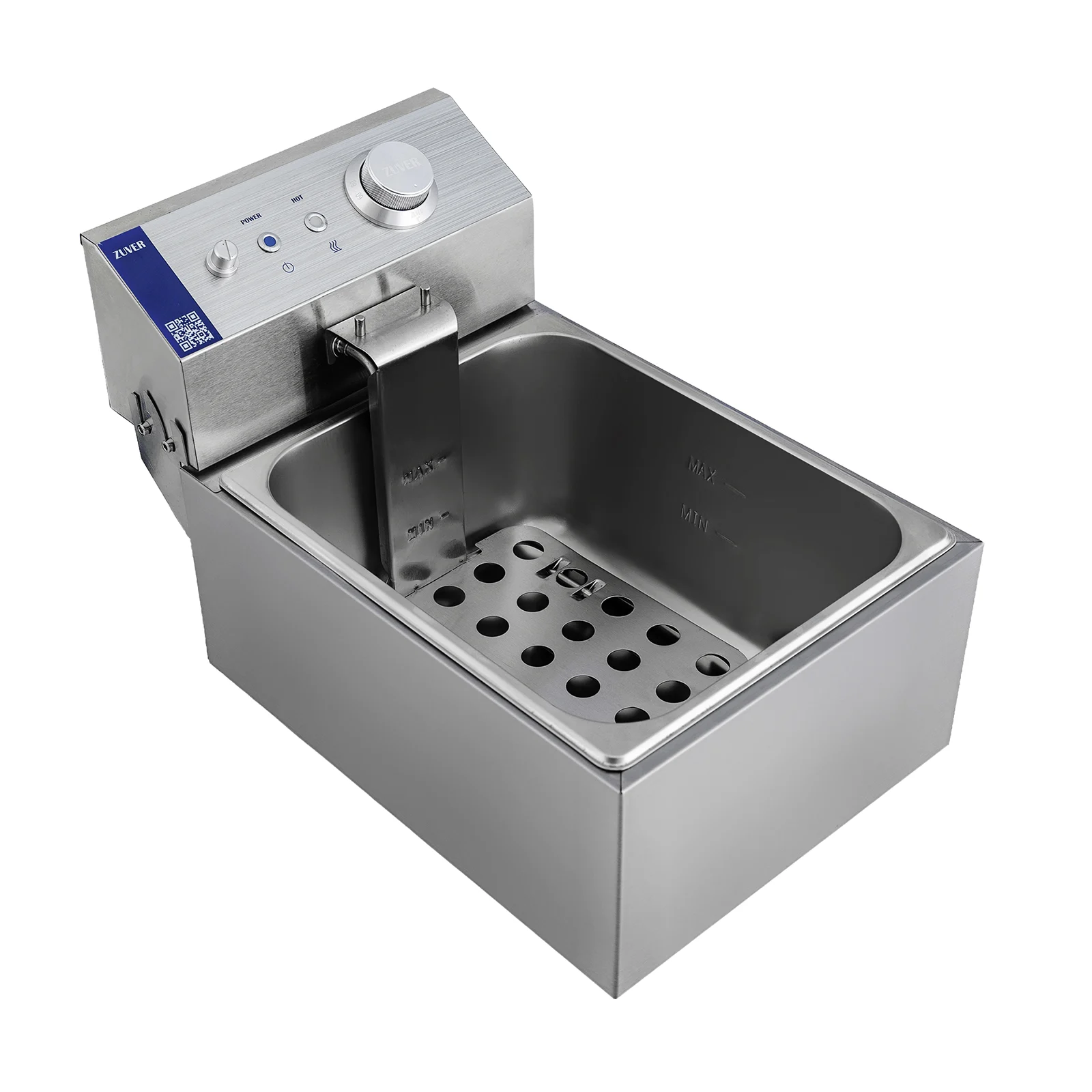 Фритюрниця професійна ZUVER Eldorado 1-6 2500W з захистом від перегріву 1