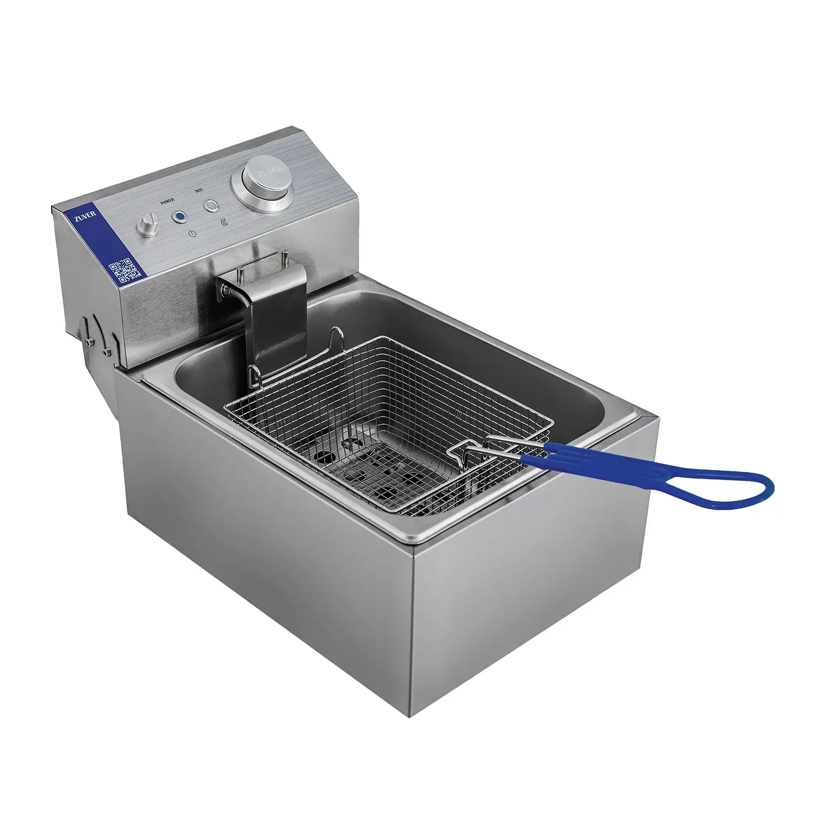 Фритюрниця професійна ZUVER Eldorado 1-6 2500W з захистом від перегріву 2