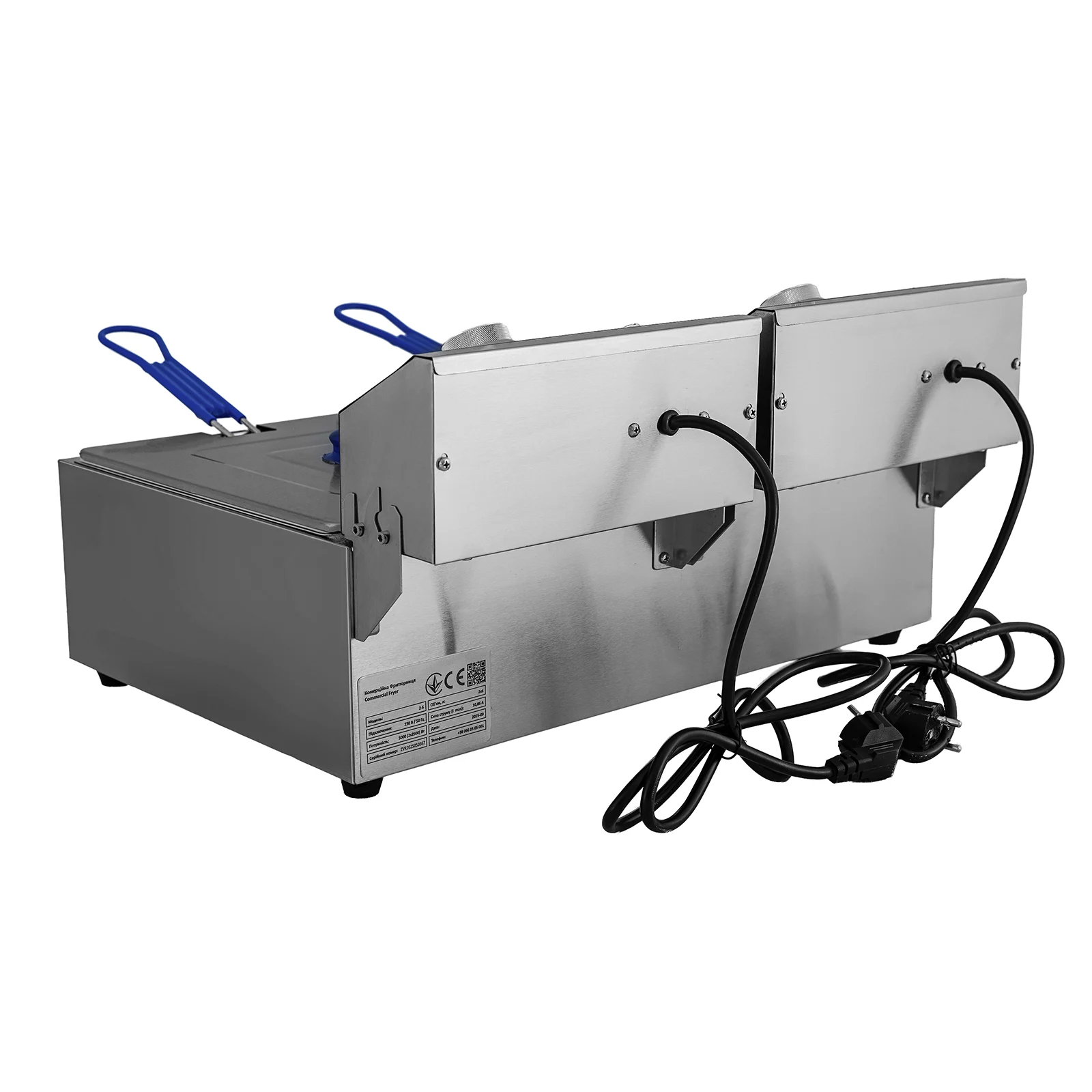 Фритюрниця професійна ZUVER Eldorado 2-6 5000W з захистом від перегріву 4