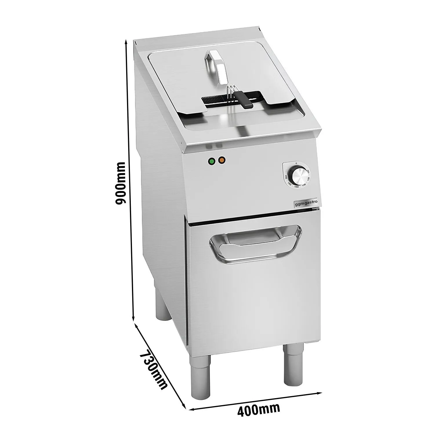 Фритюрниця електрична GGM Gastro EFB479MS-18 0