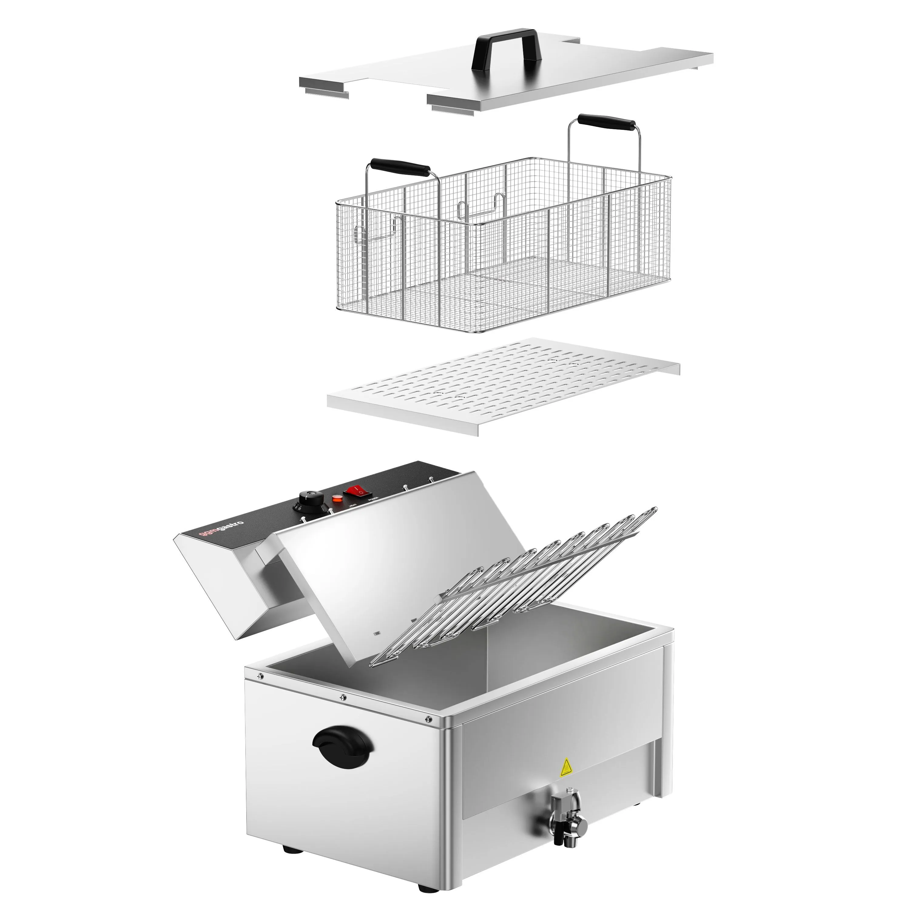 Фритюрница электрическая GGM Gastro EFJ-30 1