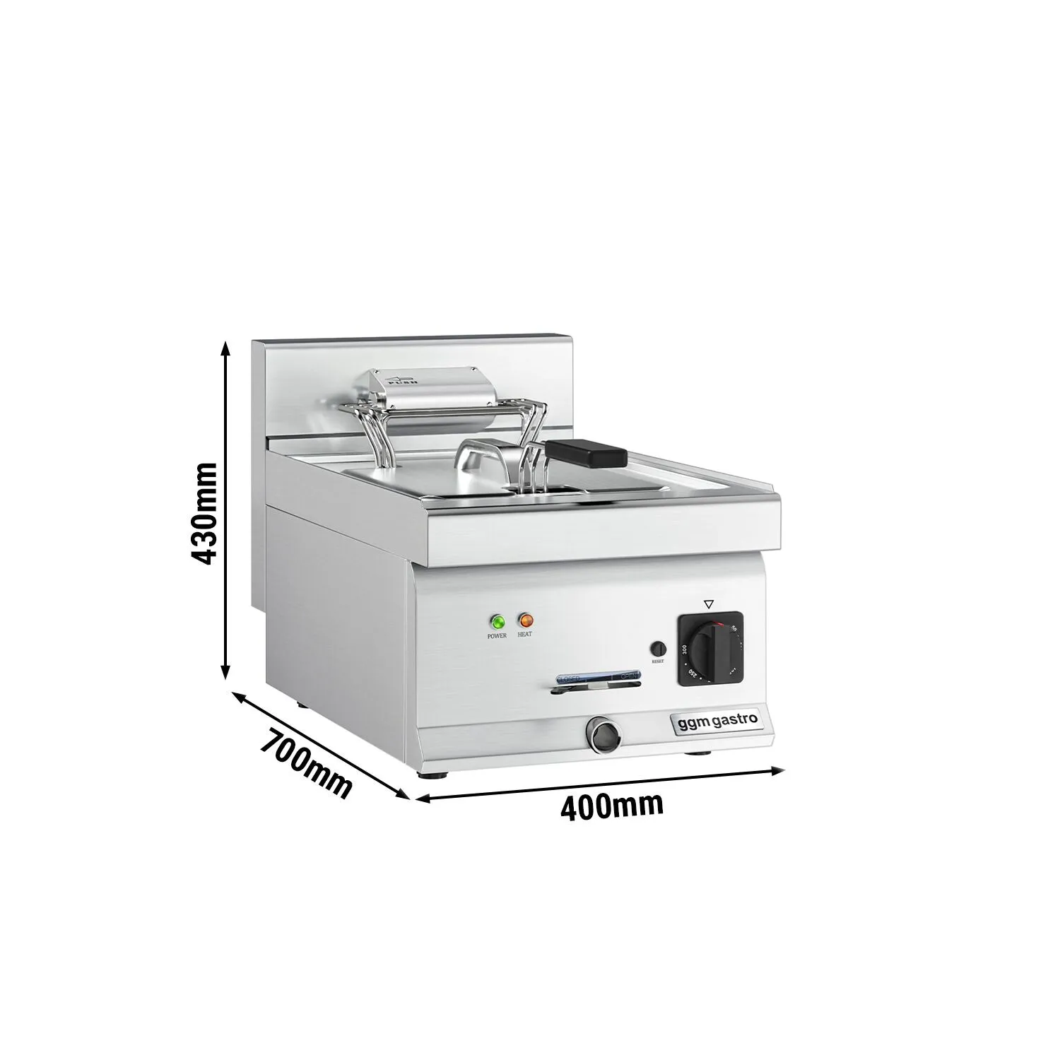 Фритюрница электрическая GGM Gastro EFK400-END 0
