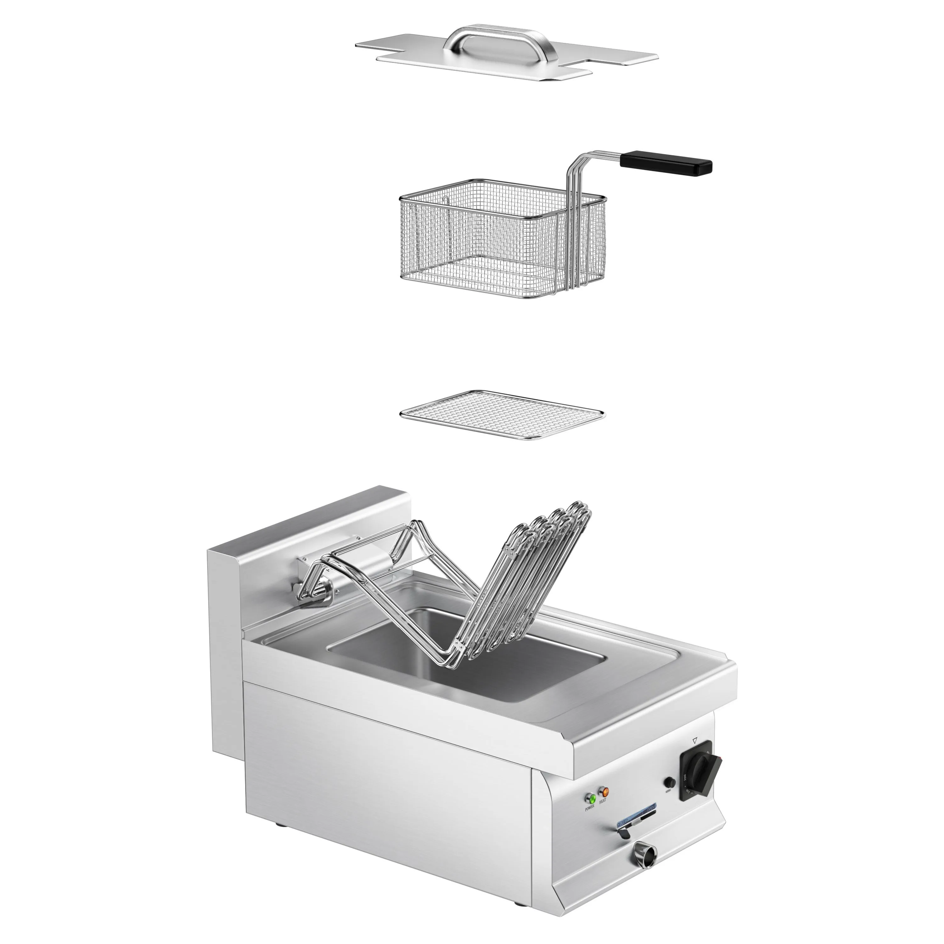 Фритюрница электрическая GGM Gastro EFK400-END 2
