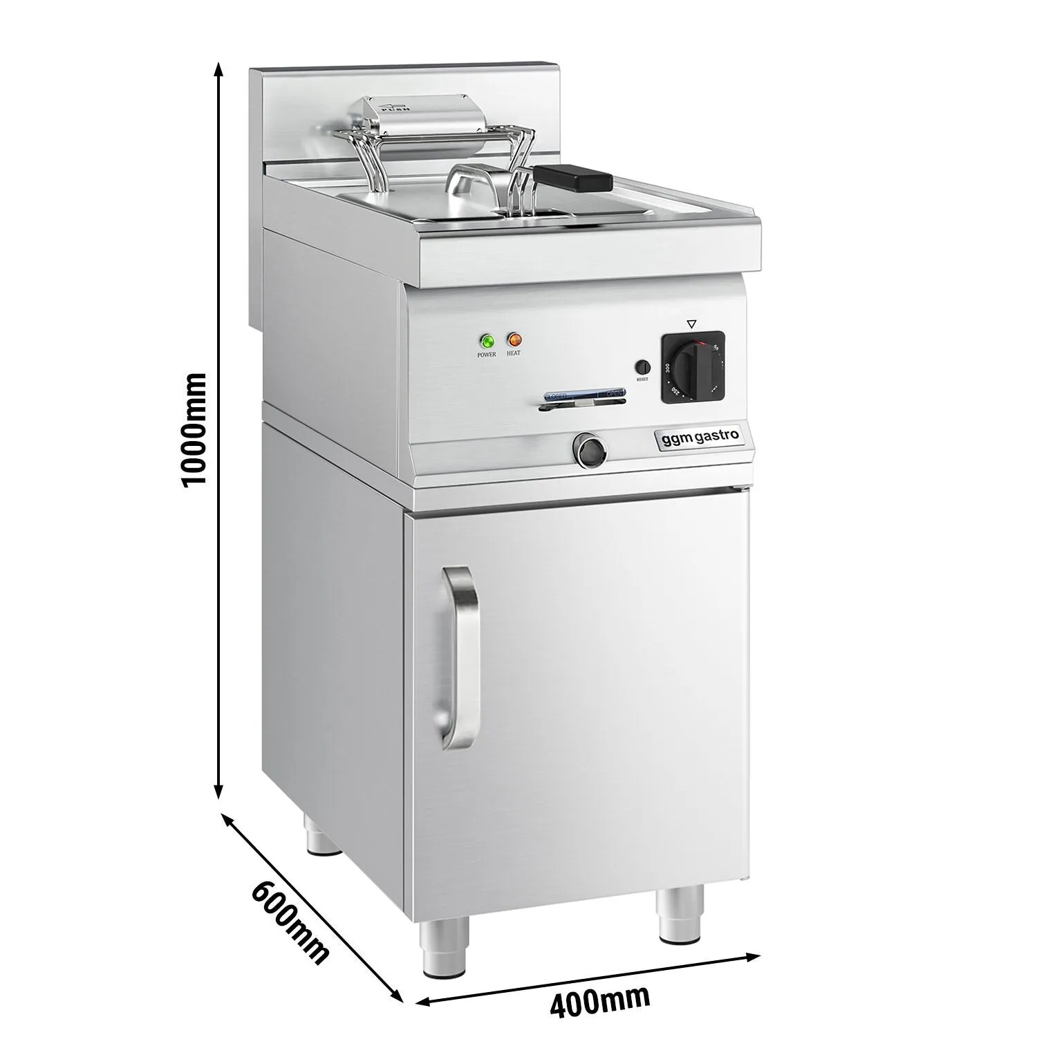 Фритюрниця електрична GGM Gastro EFK46-END#UBK46-E 2