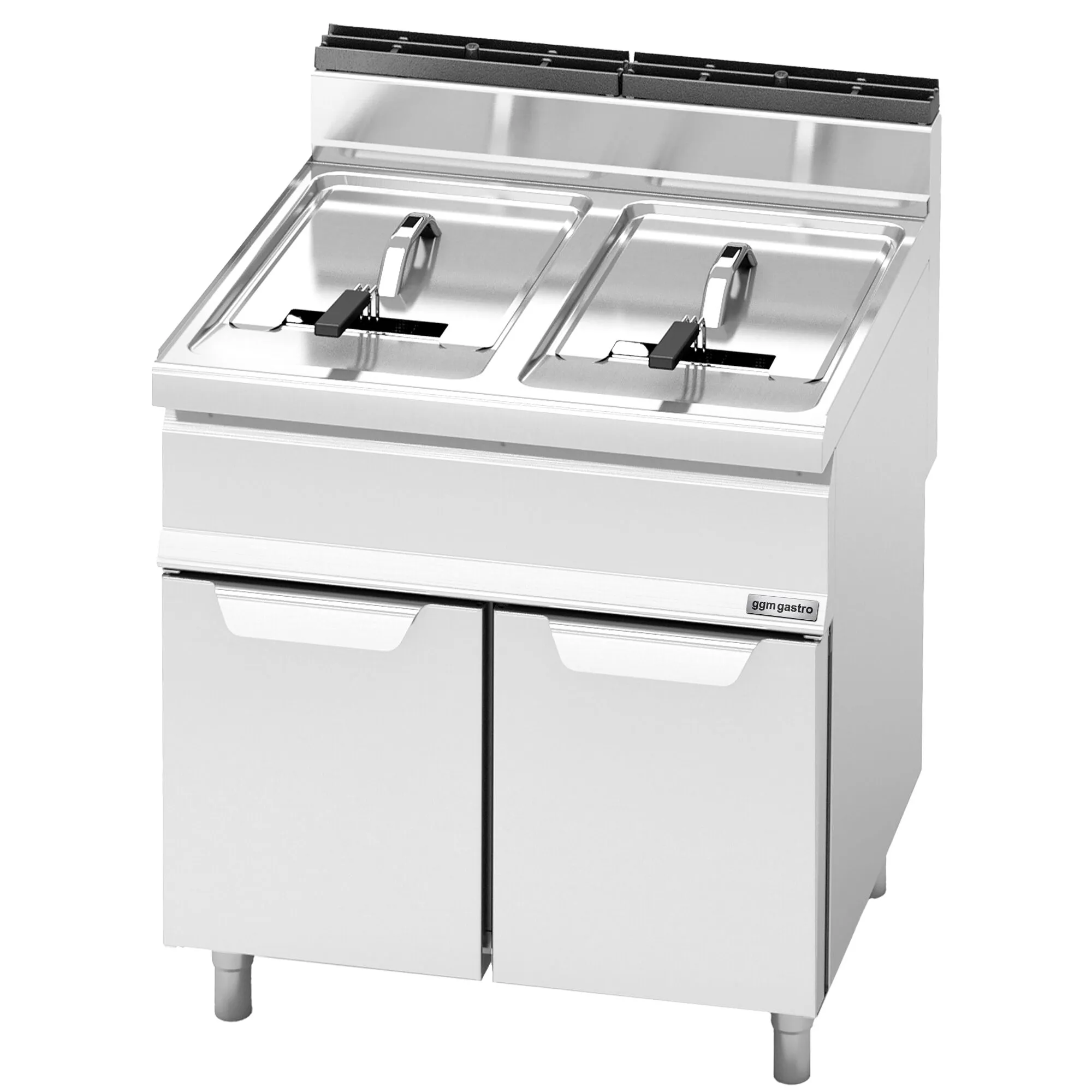 Фритюрница газовая 20+20 л (33 кВт) GGM Gastro GFB879T-20+20 1