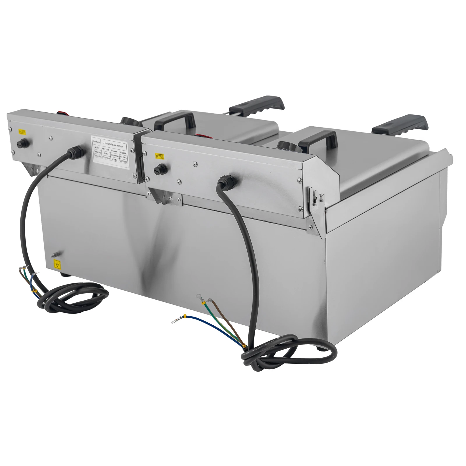 Фритюрниця професійна двопостова ZUVER 2X16 Texas 8000W 3