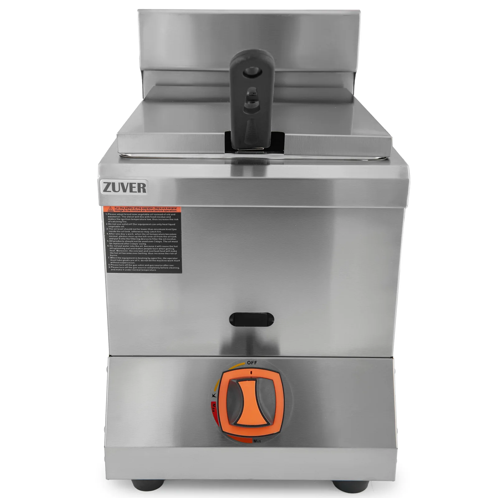 Фритюрниця професійна газова ZUVER Dragon 6 LPG 6