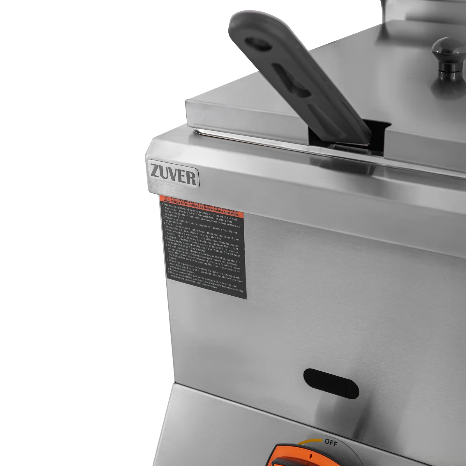 Фритюрниця професійна газова ZUVER Dragon 6 LPG 7