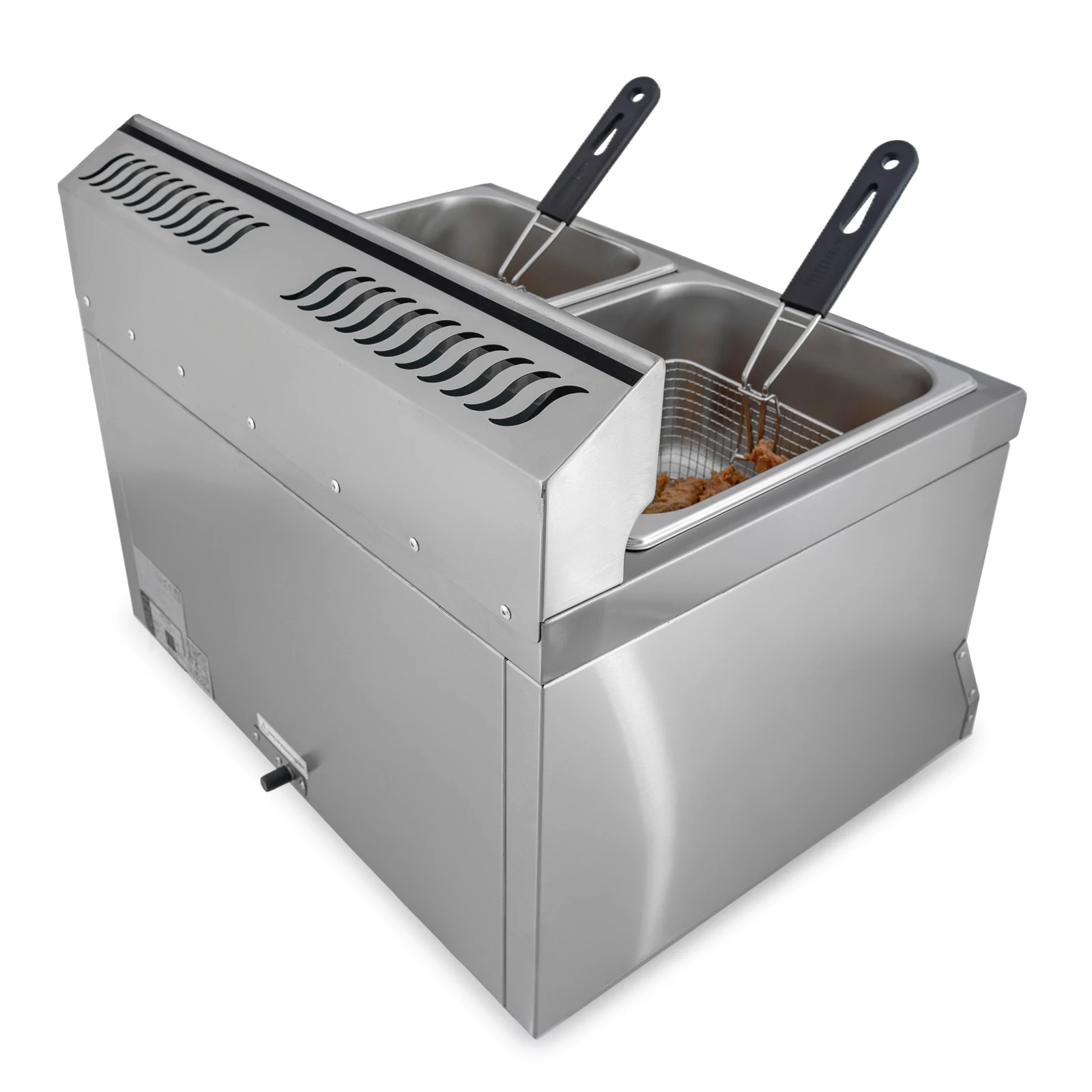 Фритюрниця професійна двопостова газова ZUVER Dragon 2-6 LPG 4