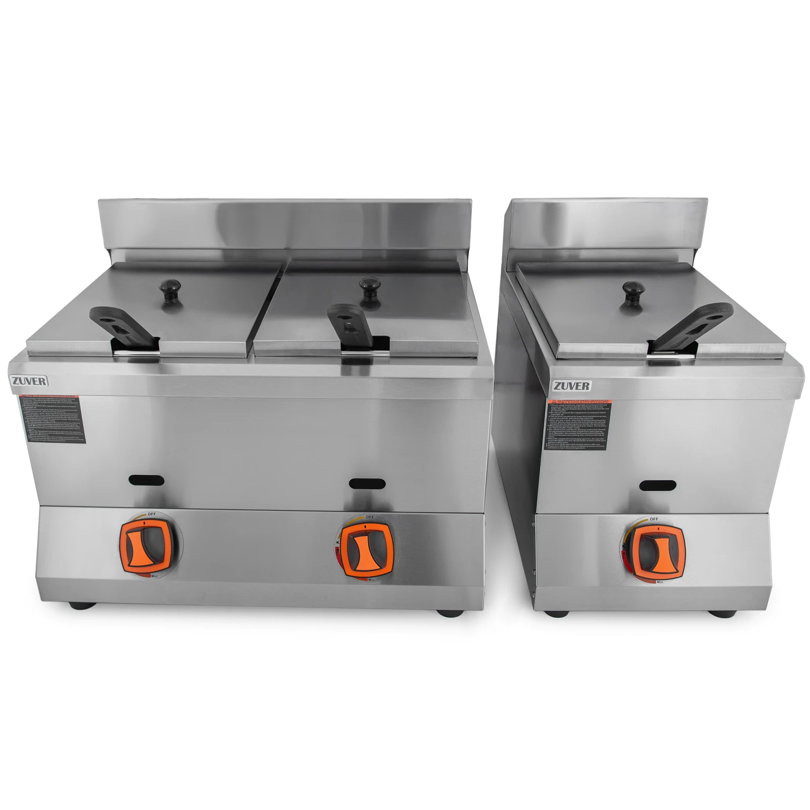 Фритюрниця професійна двопостова газова ZUVER Dragon 2-6 LPG 6